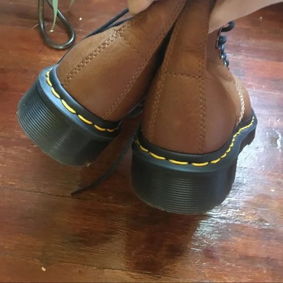 Dr. Martens Brown Lace Up Boots - Picture 8 of 8